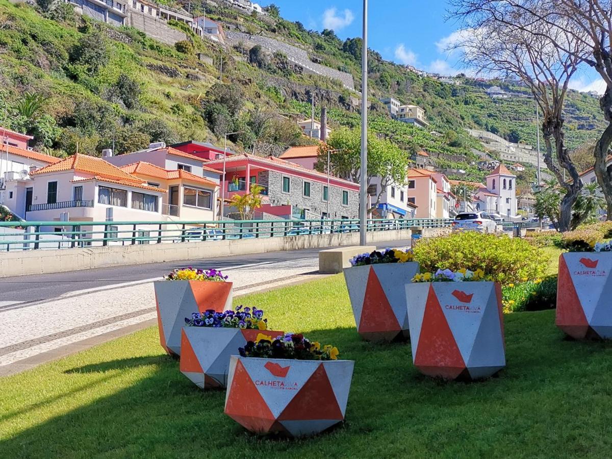 Charming Studios In Calheta Beach - Villa Esmeralda Экстерьер фото
